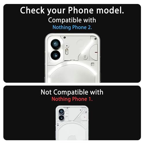 Image of ArmourPro Camera Rings Tempered Glass for Nothing Phone 2, Tough HD Individual Aluminum Alloy Rings 9H Camera Cover, Scratch-Resistant,Camera Lens Protection| Silver, 1 Pack