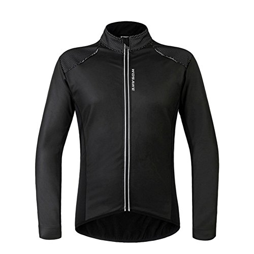 Chaqueta ciclismo térmica cortaviento unisex