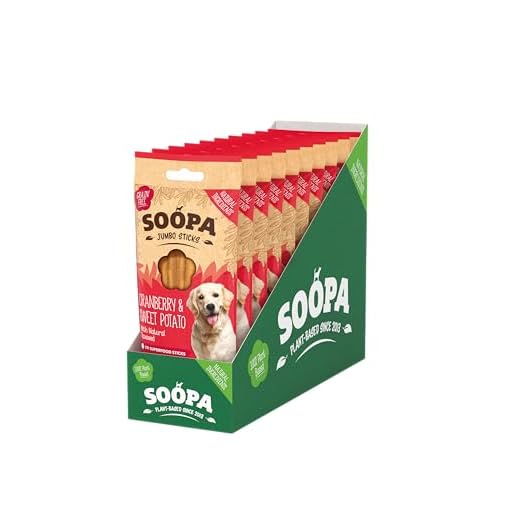 Soopa Cranberry & Sweet Potato Dog Chews