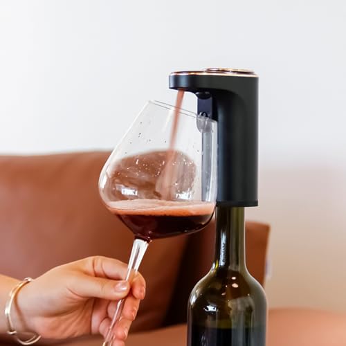Image of Mr.Shield 9SE9 4th Generation Smart Digital Electric Automatic Peg Measurer, Liquor Alcohol Whiskey Wine Decanter Aerator Drink Dispenser Pourer & Bar Accessories | 1 to 999 mL | Gifts for Men, Women