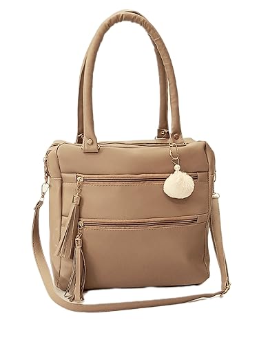 Image of women's pu leather handbag shoulder bag hand held bag with long strap queen collection simple sober and stylish (HB5)