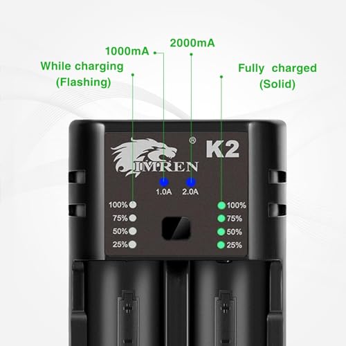 Imren K2 26650 10400 Battery Charger thumb #4