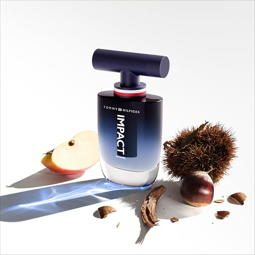 NUOVI PROFUMI SCPA Tommy Hilfiger - Tommy Impact Intense Eau de Parfum - Herren Parfüm - Holziger Amberduft - Ambrierte und Holzige Noten - Glasflakon mit Blauem Farbverlauf
