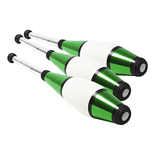 Zeekio Pegasus Juggling Clubs - Set of 3 (All Green)