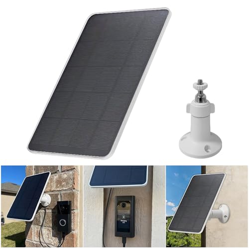 Panneau solaire pour caméra de sonnette : charge continue extérieure - 3