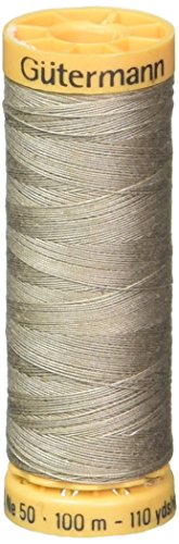 Hilo de Algodón Natural 110 Yardas Khaki miniatura 1