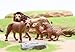 Gemini&Genius Lion Family Toys for Kids, Safari Lion Animal Toy Figures, Wildlife Family Lions Action Figures, Great for Educational Toys, Party Favors, School Projects, Cake Toppers for Kids