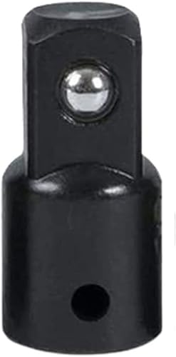 Adaptador de enchufe de impacto de 12 pulgada (F) x 38 pulgadas (M), acero CR-V de 12 a 38 pulgadas para llaves de trinquete reductoras de manga,