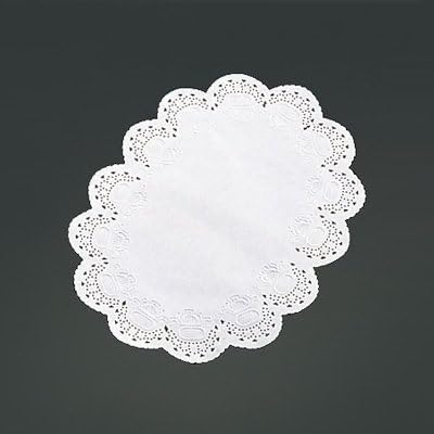 耐油レースペーパー 小判型 （300枚入） 14号 355&times;249mm