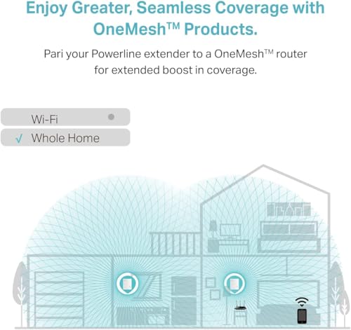 TP-Link Powerline WiFi Extender (TL-WPA7517KIT) - AV1000 Powerline Ethernet Adapter with Dual Band WiFi, OneMesh, Gigabit Port, Ethernet Over Power, Plug & Play by TP-Link - Image 5
