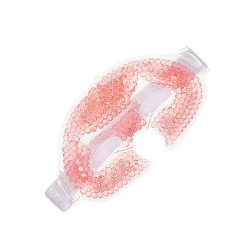 Ipetboom Máscara De Sombreado De Pvc Húmedo Hinchado Pelar La Lámina De Oro Caliente Ojo Refrescante Frío Cáscara Ojos Ojo Reutilizable Enfriamiento Despegar Lleno Debajo Del Ojo Rosa Gel