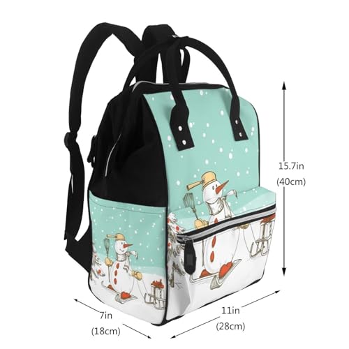 Sac à langer imperméable noir pour éviter les fuites et garder bébé au sec