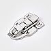10PCS Metal Duckbilled Box Hasp Lock Toggle Latch Catch for Wooden Case Boxes Toolbox Silver