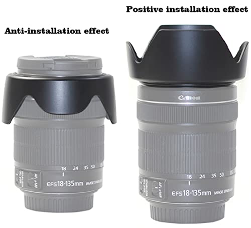 Ew-73B Lens Hood Shade For Canon Ef-S 18-135Mm F/3.5-5.6 Is(Not Is Usm),18-135Mm F/3.5-5.6 Is Stm(Not Usm),Ef-S 17-85Mm F/4.5-5.6 Is Usm Slr Lens,67Mm Digital Tulip Flower Lens Hood #TOP3