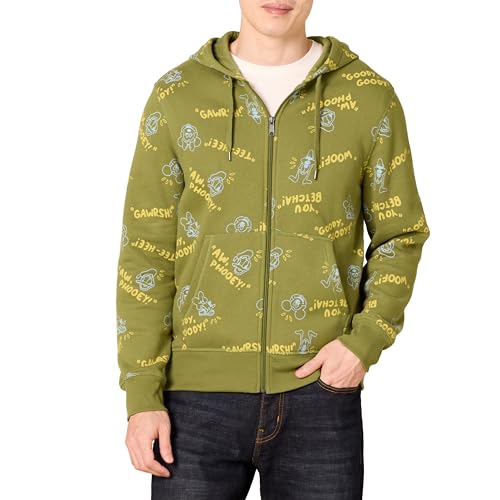Amazon Essentials Disney | Marvel | Star Wars Sudaderas de Forro Polar con Capucha y Cremallera (Disponible en Talla Grandes y Largos Especiales) Hombre, Mickey Y Sus Amigos, XXL
