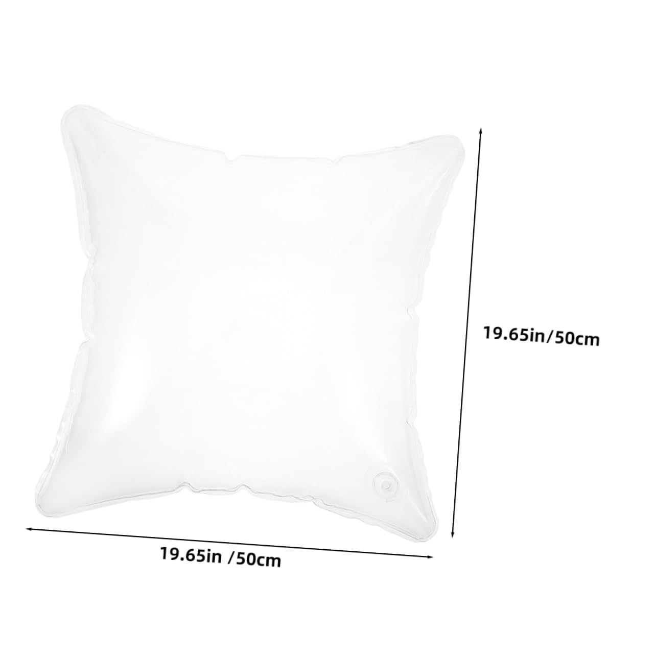 Almohada Inflable para Viaje y Camping Cojín Portátil De Transparente para Descanso Coche y Aire