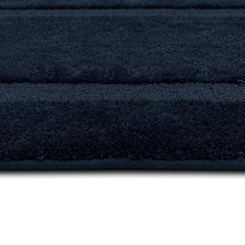 Mohawk Home Prestige Casual Solid Navy Blue 1' 5" X 2' Bath Mat Perfect for Bathroom by Mohawk Home - Used condition - Image 7