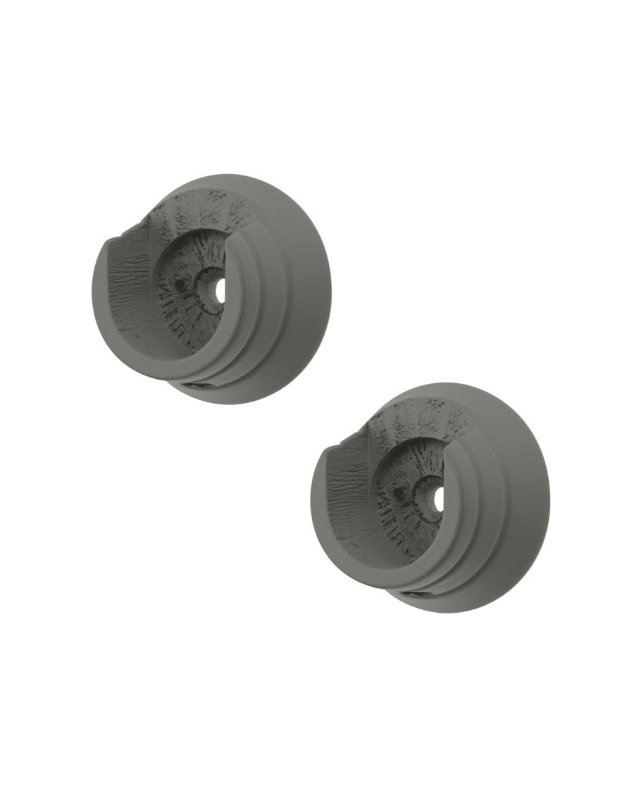 Swish Romantica 28mm Wooden Curtain Pole Recess Bracket, Cobble Stone