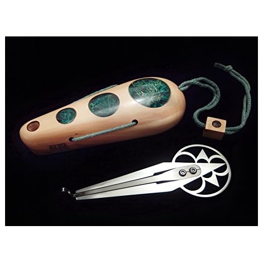 Jew's Harp by D.Glazyrin/Rainbow (in composite case) - Professional mouth musical instrument (jaw harp) Beautiful sound Excellent quality Original Russian maultromme (jaw harp, dan moi)