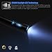 WiFi Endoscope, KZYEE 1080P 2.0 MP HD Wireless Borescope Inspection Camera IP67 Waterproof Semi-Rigid Snake Camera with Adjustable LED Lights for Android and iOS Smartphone iPhone Tablet