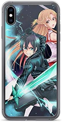 Bath-towels Compatible with iPhone XR Case Swords Art Online Alicization Asuna Kirito Poster Halloween Decoration Wallpaper Anime/Novel Season Pure Clear Phone Cases Cover