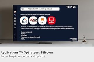 Samsung TV AI 75 Pouces QLED 75Q7F3 4K Smart TV, Quantum Dots, Q4 AI Processor, WiFi, Airplay, HDR, Q-Symphony, OTS Lite, Knox Security, Gaming Hub, Bixby, Application opérateurs intégrées