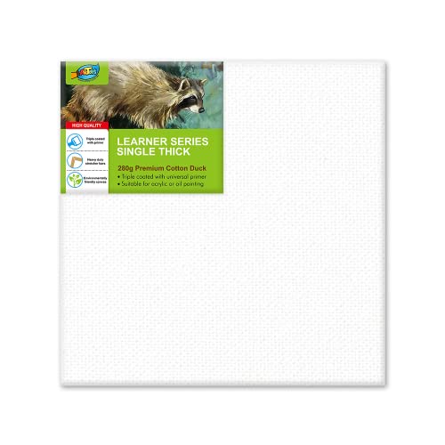 60x60cm(24x24 in) 6Pcs -Quality Pre-Stretched Canvas,White Cotton, Value Pack Blank Canvas for Drawing, Painting