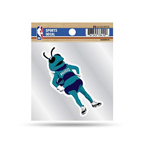 Rico Industries NBA Charlotte Hornets Mascot 4"x4" Small Style Decal