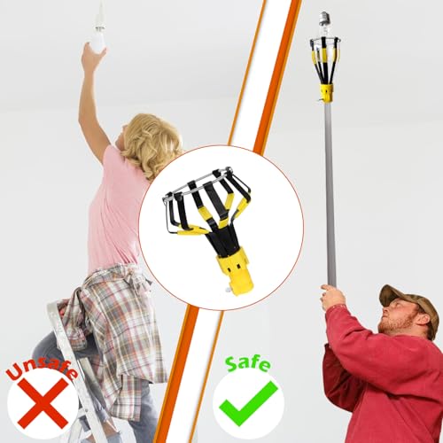 LikeLion Standard Incandescent Bulb Changer, Yellow and Black, Replacement for BAYCO LBC-100 - Thumbnail 7