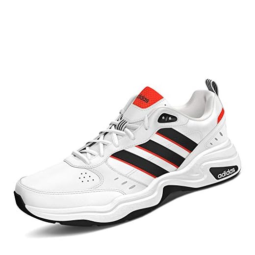 adidas Strutter Shoes, Sneaker Uomo, Ftwr White Core Black Active Red, 43 1/3 EU