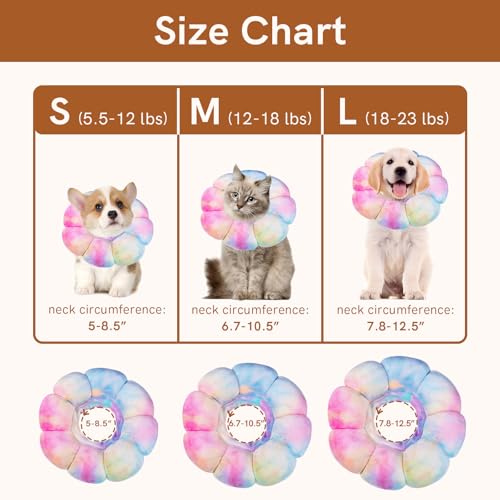 Image of Cat Collar Soft, Adjustable Soft Protective Neck Cats Recovery Cone After Surgery