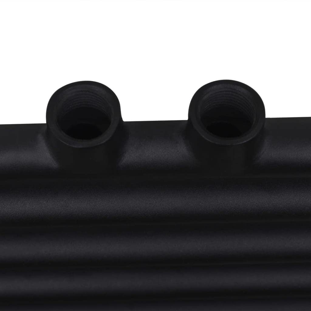 Radiador toallero de baño Recto Negro 480x480 mm,Casa y jardín,Electrodomésticos,Control del Clima,Radiadores,4.2kg-141904