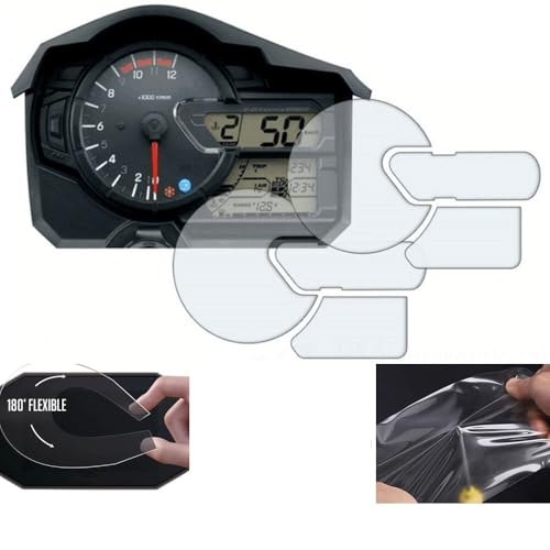 Película salpicadero motocicleta V-Strom 2017-2023, protector de pantalla transparente antirrayas. 2