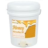witbee 1 Pack 5 Gallon Plastic Bucket with Honey Gate, Food Grade Honey Container for Beekeeping, Extractor...