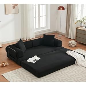 ZEIINPA Convertible Sleeper Sofa Be...