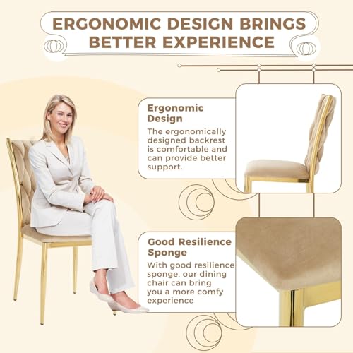 Luxury Accent Chair Velvet Upholstered