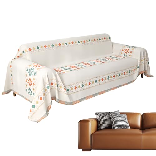 Davivian de Sofá Boho | 300x180 cm Reversible Protectora de Muebles,Cubresofá Decorativo | para Inquilinos Propietarios Salón Dormitorio Despacho Oficina Casa Hotel Estudio