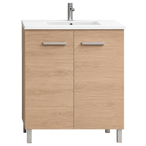 EL BAÑO MODERNO Mueble Baño 80cm Lavabo Baño No Incluye Espejo