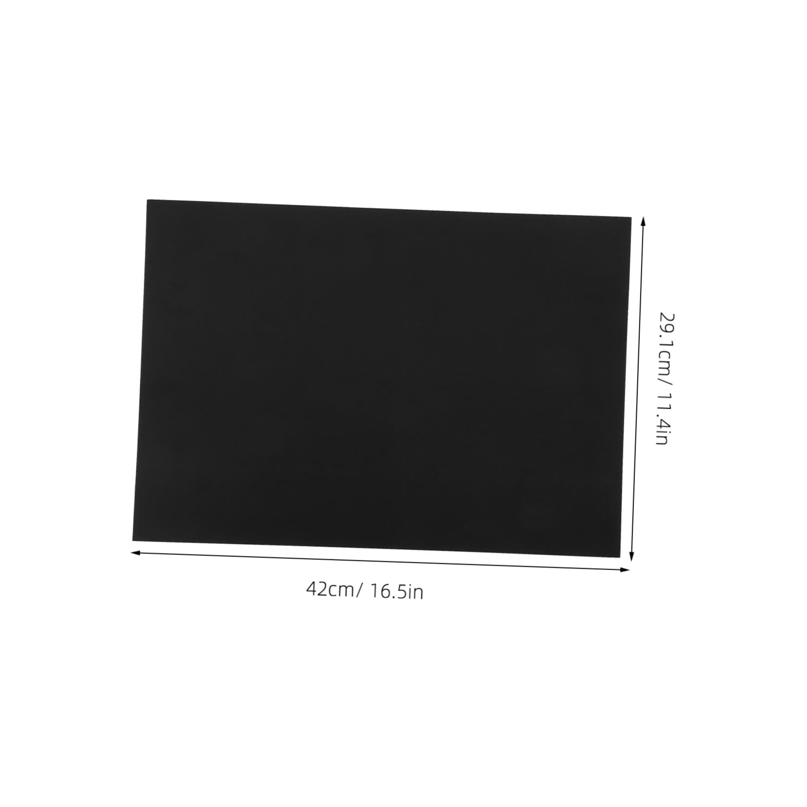 Veemoon 50 feuilles Papier Cartonné Noir DIY pour Création Manuelle Artisanat Dessin et Cartes pour Activités Familiales et Scolaires
