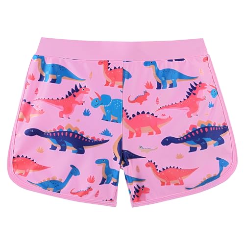 Image of BAOHULU Girls Rash Guard Swimsuit Two Piece Bathing Suit UPF 50+ Short Sleeve Summer Beach Swimwear Size 3-14 Years
