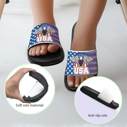 Image of Slides for Boys Girls Quick Drying Kids Slides Sandals Non-Slip