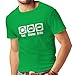 lepni.me T-Shirt pour Hommes Mangez Dormez Roulez Répétez Les Slogans sur Les Motos (XXL Vert Blanc)