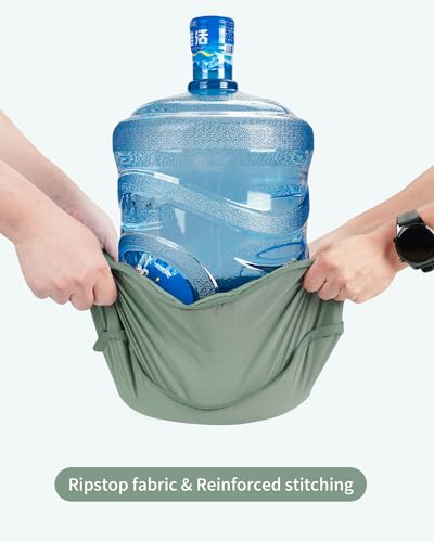 ECOHUB 5 Set Compression Packing Cubes for Suitcases Organiser Bags Set Travel Essentials with Shoe Bags for Travel Tear-resistant Travel Accessories with ID Tag Expandable Packing Bags(Green)2