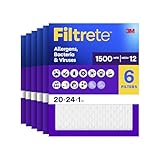 Filtrete 20x24x1 Air Filter, MERV 12, MP...