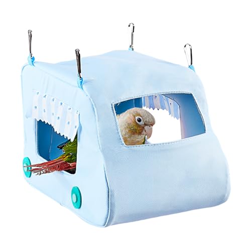 WJnflQN Cama para pájaros, Hamaca para periquitos, diseño de Coche refrescante, Accesorio para Animales pequeños, para hámsters inseparables