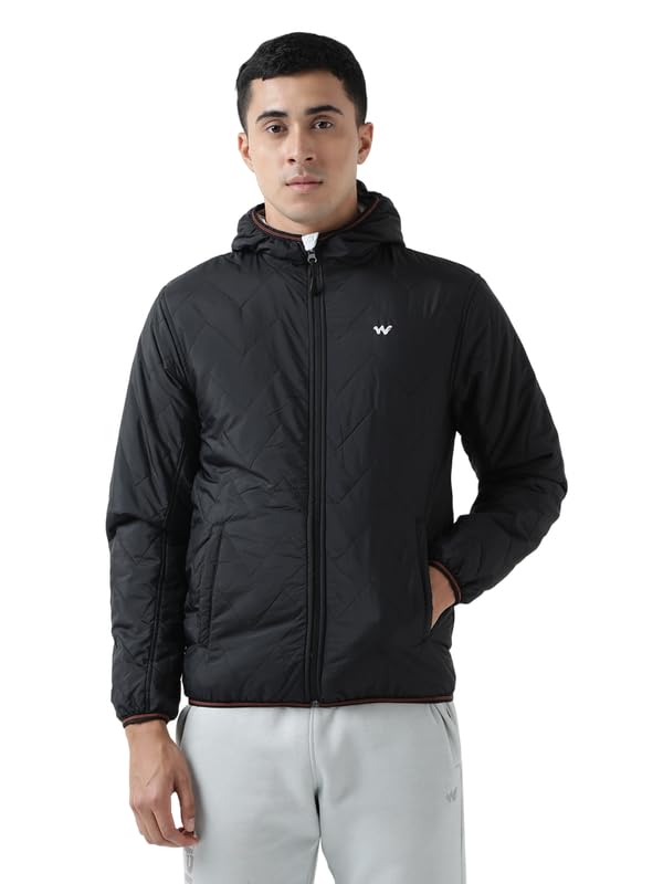 Men Polyester Quilted Jacket-image-18