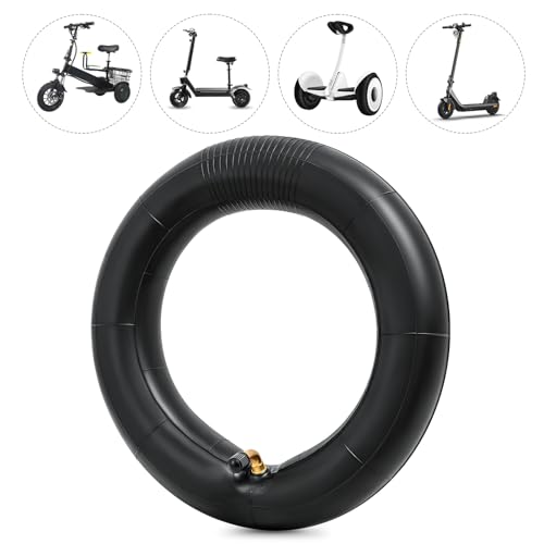 2-PCS 8 1/2 x 2 (50/75-6.1) Scooter Schläuche Verdickter, 8,5 Zoll Schläuche CR202 Stem Ventil gebogene, Kompatibel mit 8 1/2x2 8.5x2.0 50/75-6.1 Trolley/E-scooter/Roller Reifenschläuche