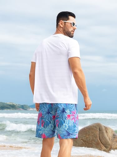 Angel season Men's Swim Shirts Rash Guard Short Sleeve Swimsuit Quick Dry UPF 50+ T-Shirt for Fishing Beach White S Recommended Larger one4