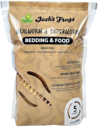 Josh's Frogs Mealworm & Superworm Bedding (5 Quarts/2.9 LBS)