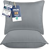 Utopia Bedding Pillow (Lot de 2), 60 x 60 cm, Oreiller de Sommeil, Coussin Respirant et Do...